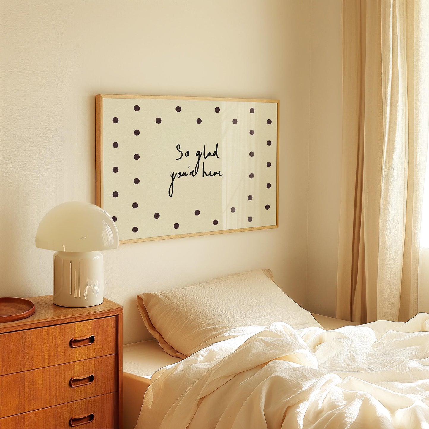 So Glad You're Here Polkadot