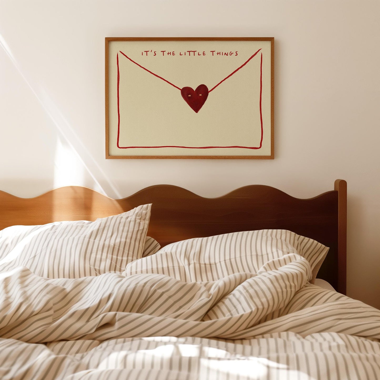 It's The Little Things Love Letter Print