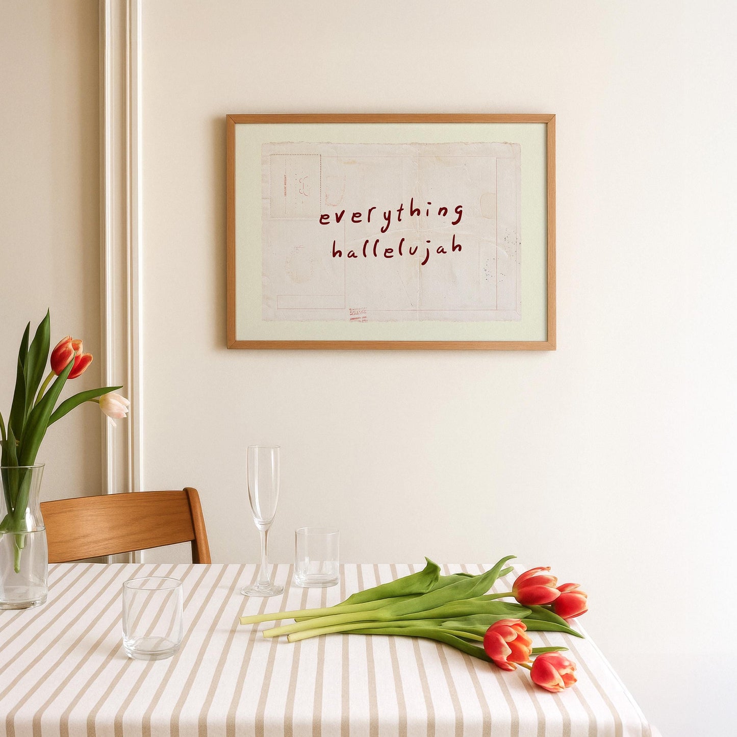 Everything Hallelujah Red Horizontal