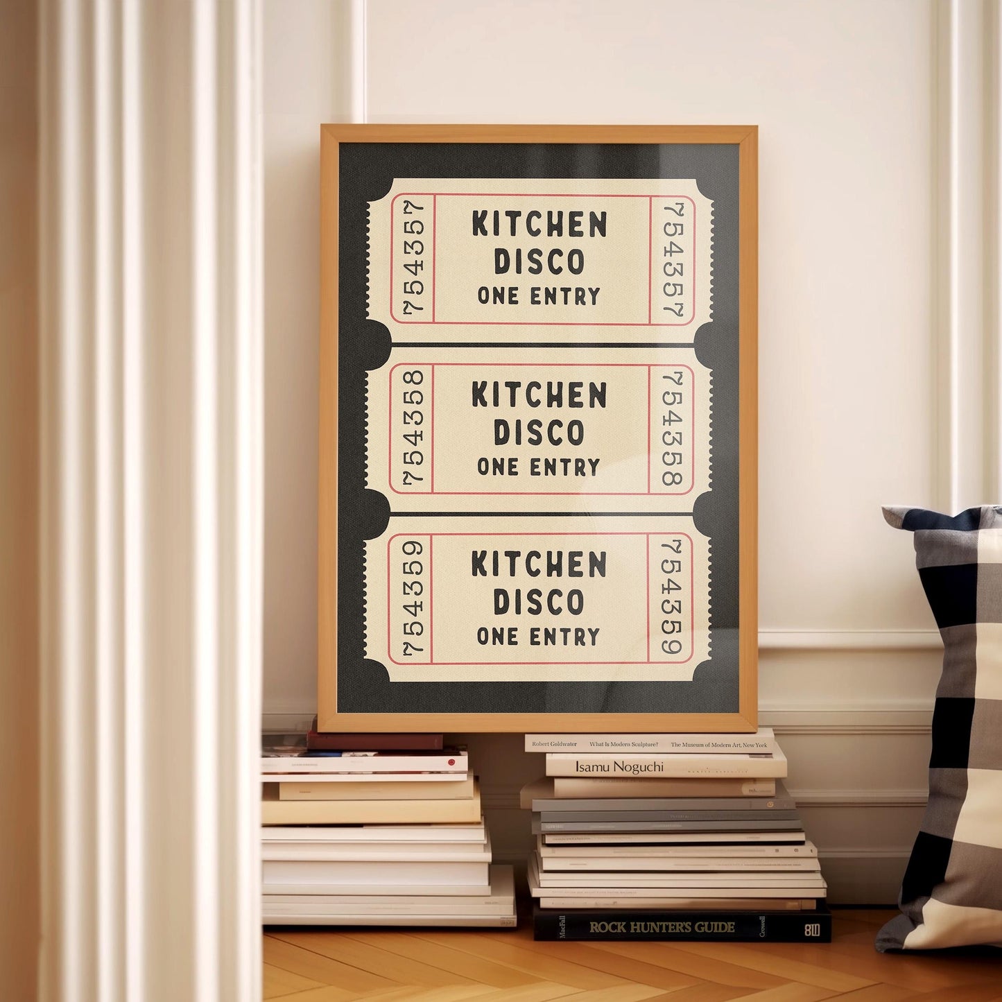 Kitchen Disco Ticket Print
