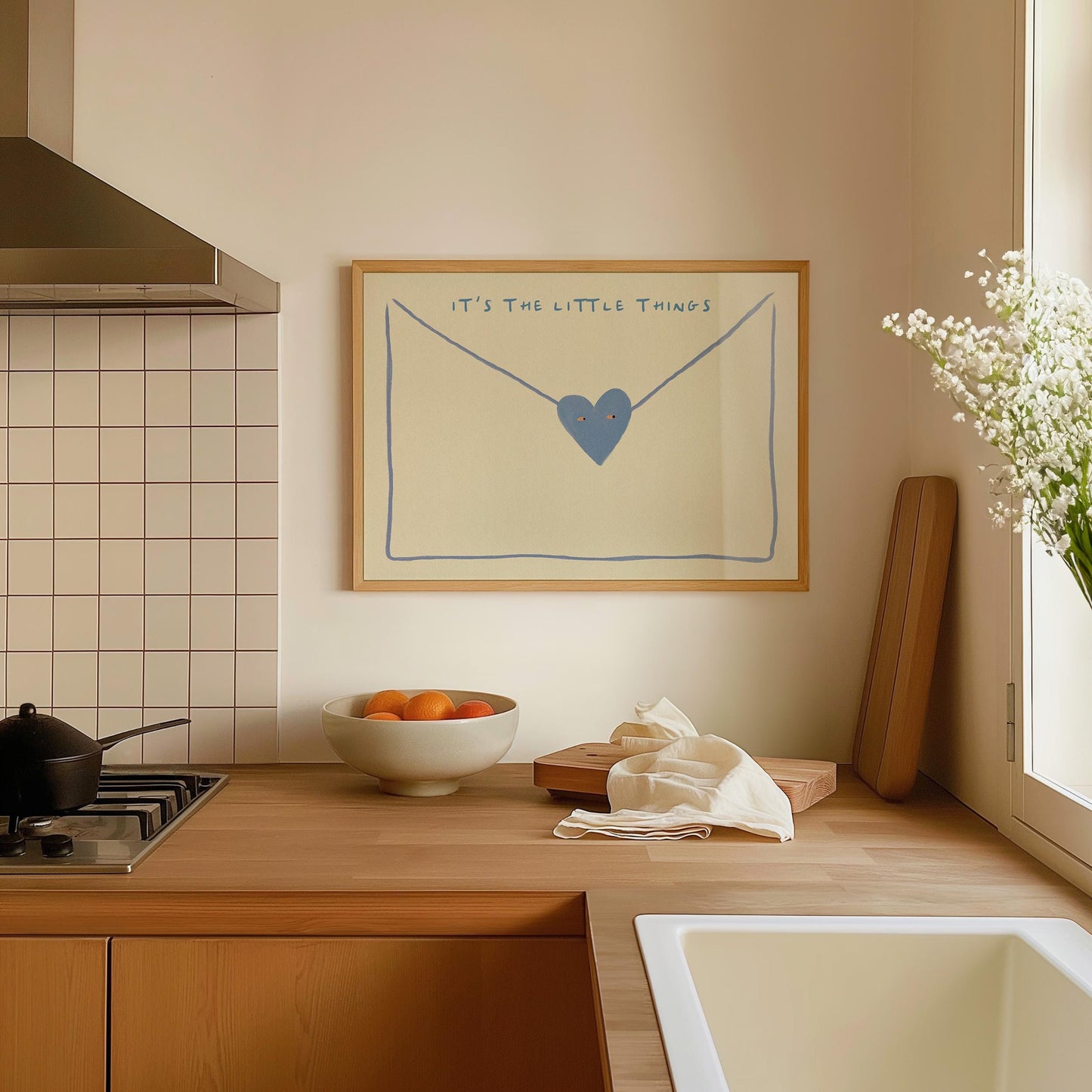 It's The Little Things Love Letter Blue