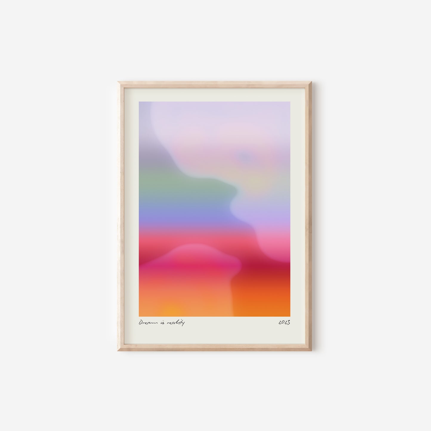 a picture of a painting hanging on a wall