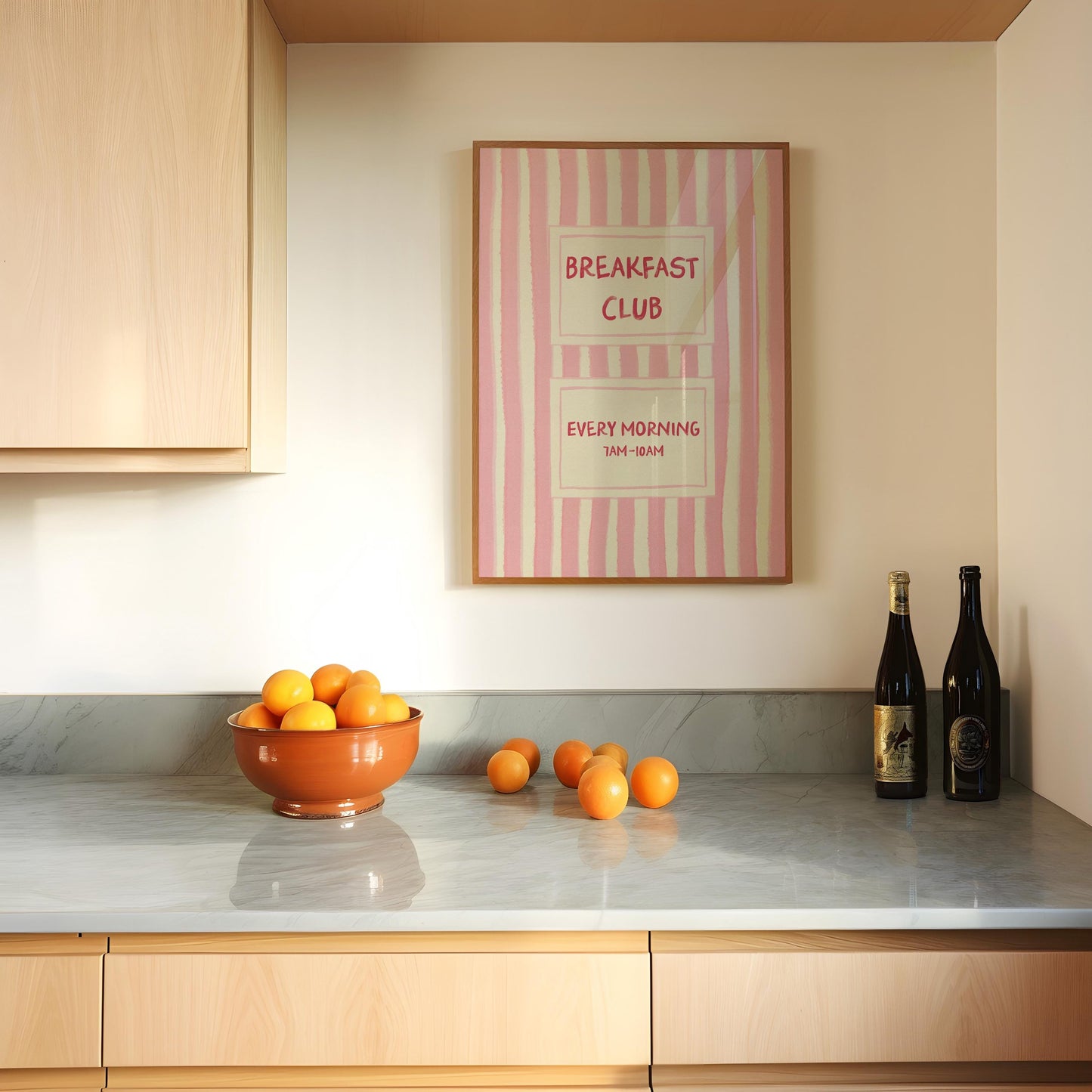 Breakfast Club Print Pink