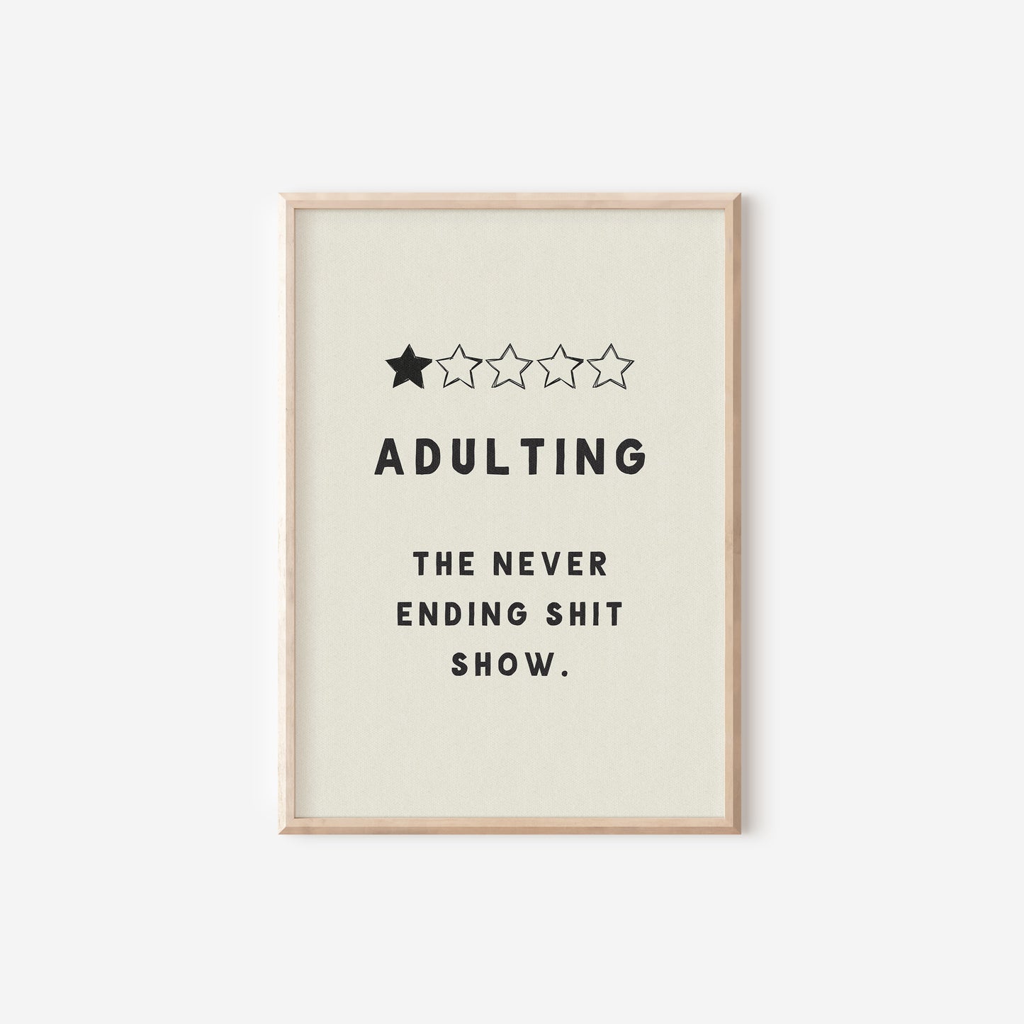 a black and white poster with the words adulting on it