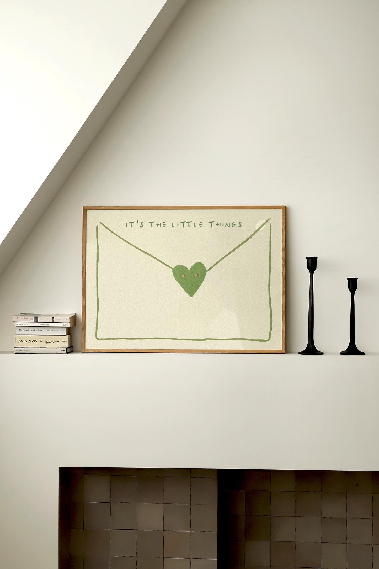 It's The Little Things Love Letter Green