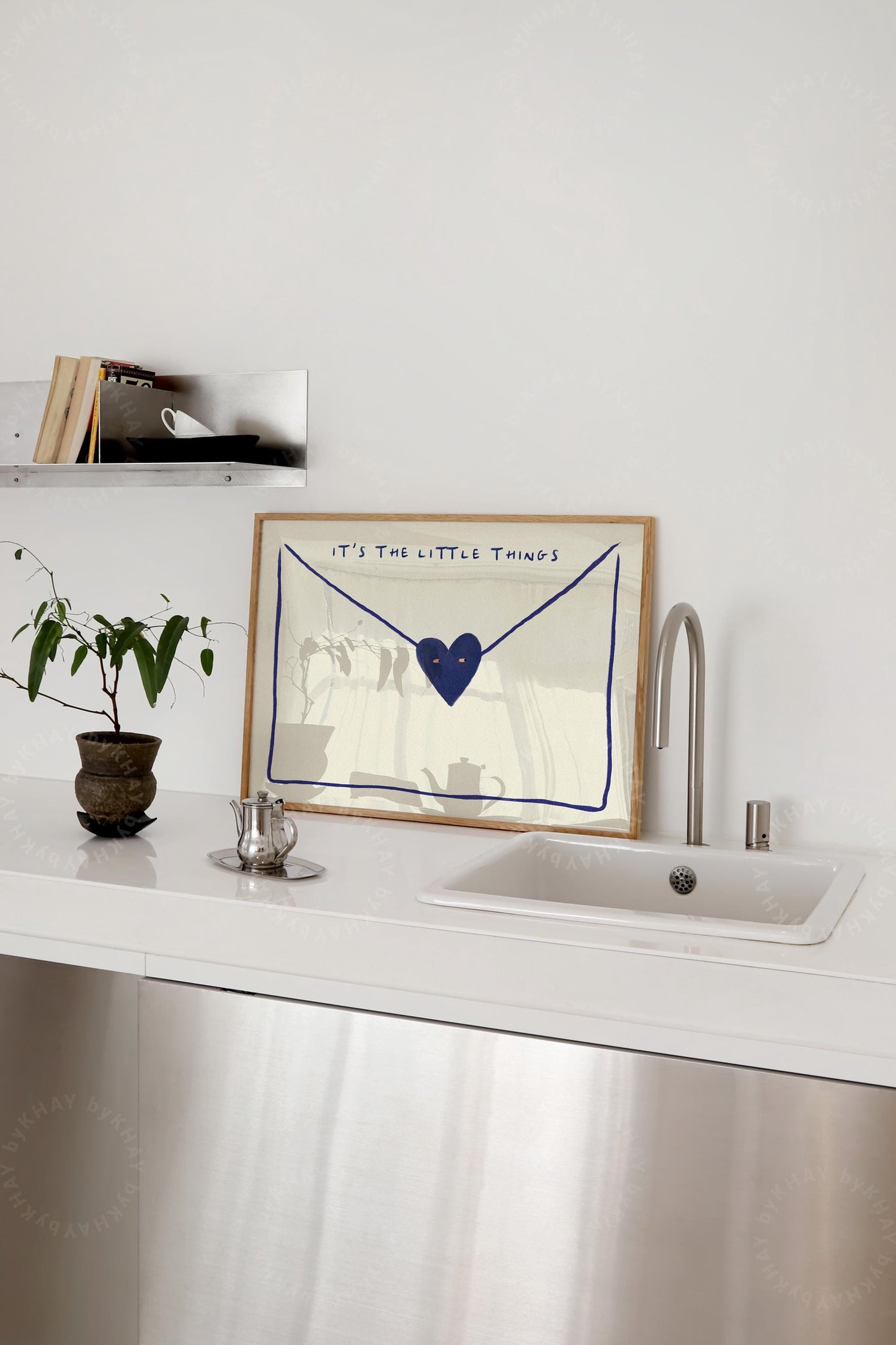 It's The Little Things Navy Blue