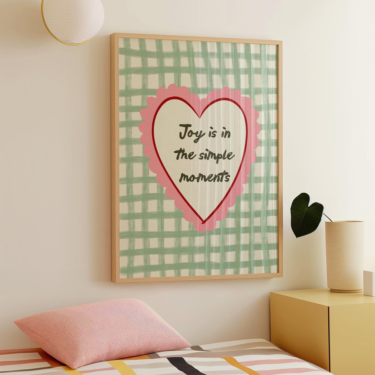 Joy Is In The Simple Moments Green