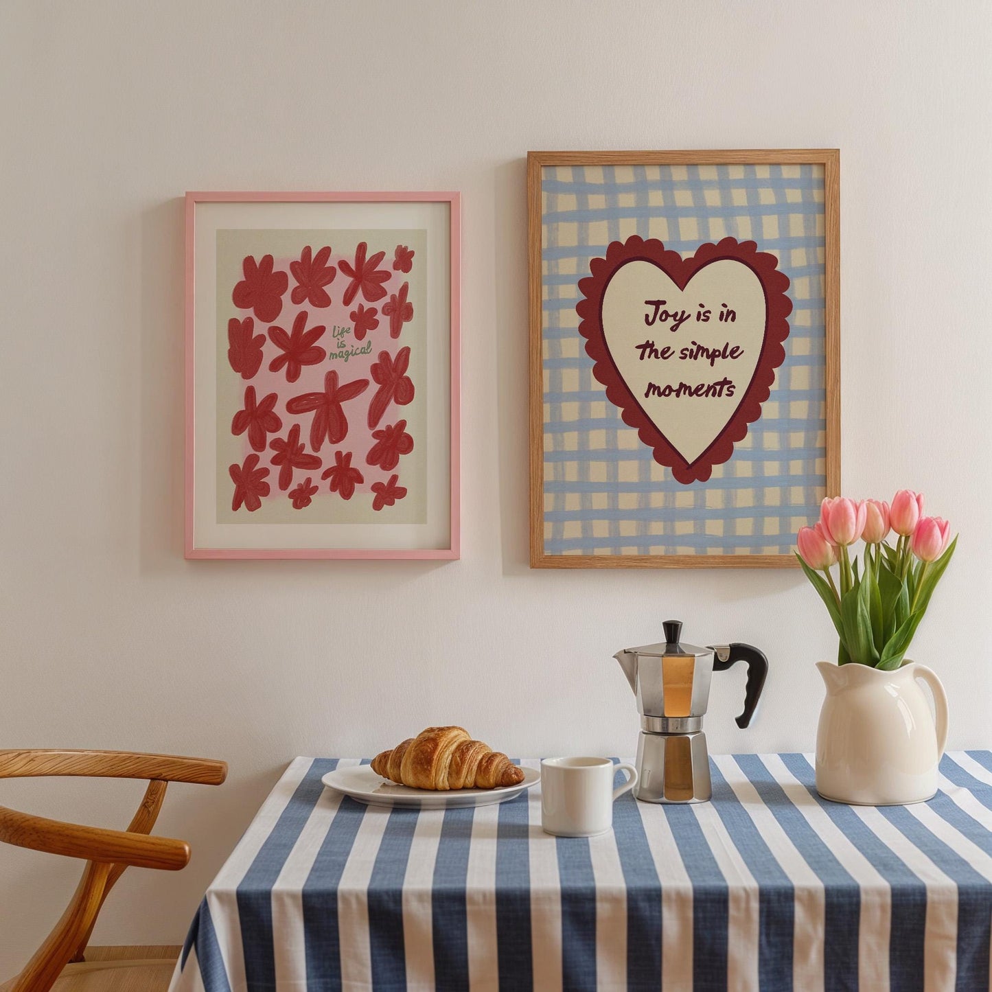 Joy Is In The Simple Moments Blue
