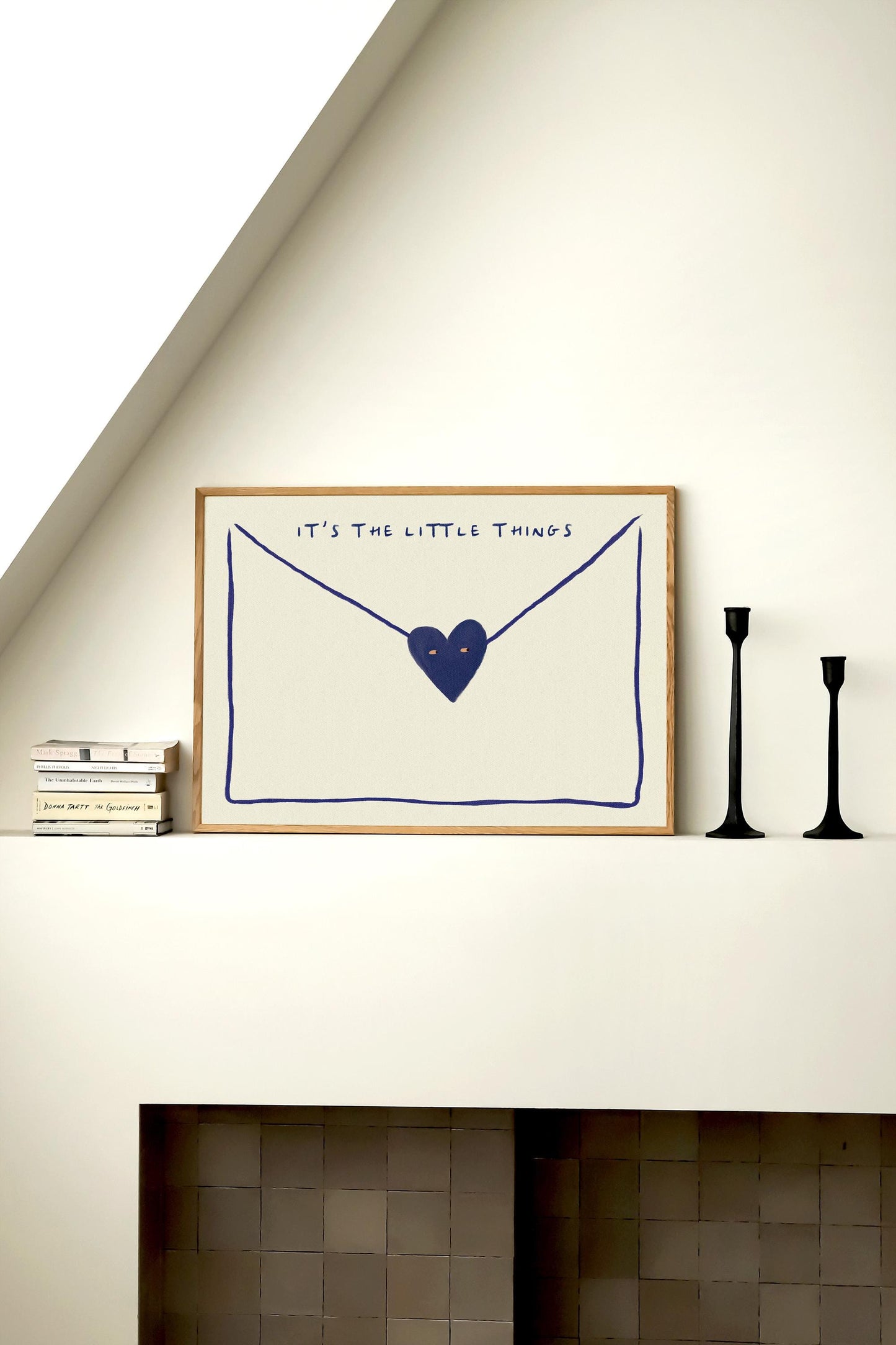 It's The Little Things Navy Blue