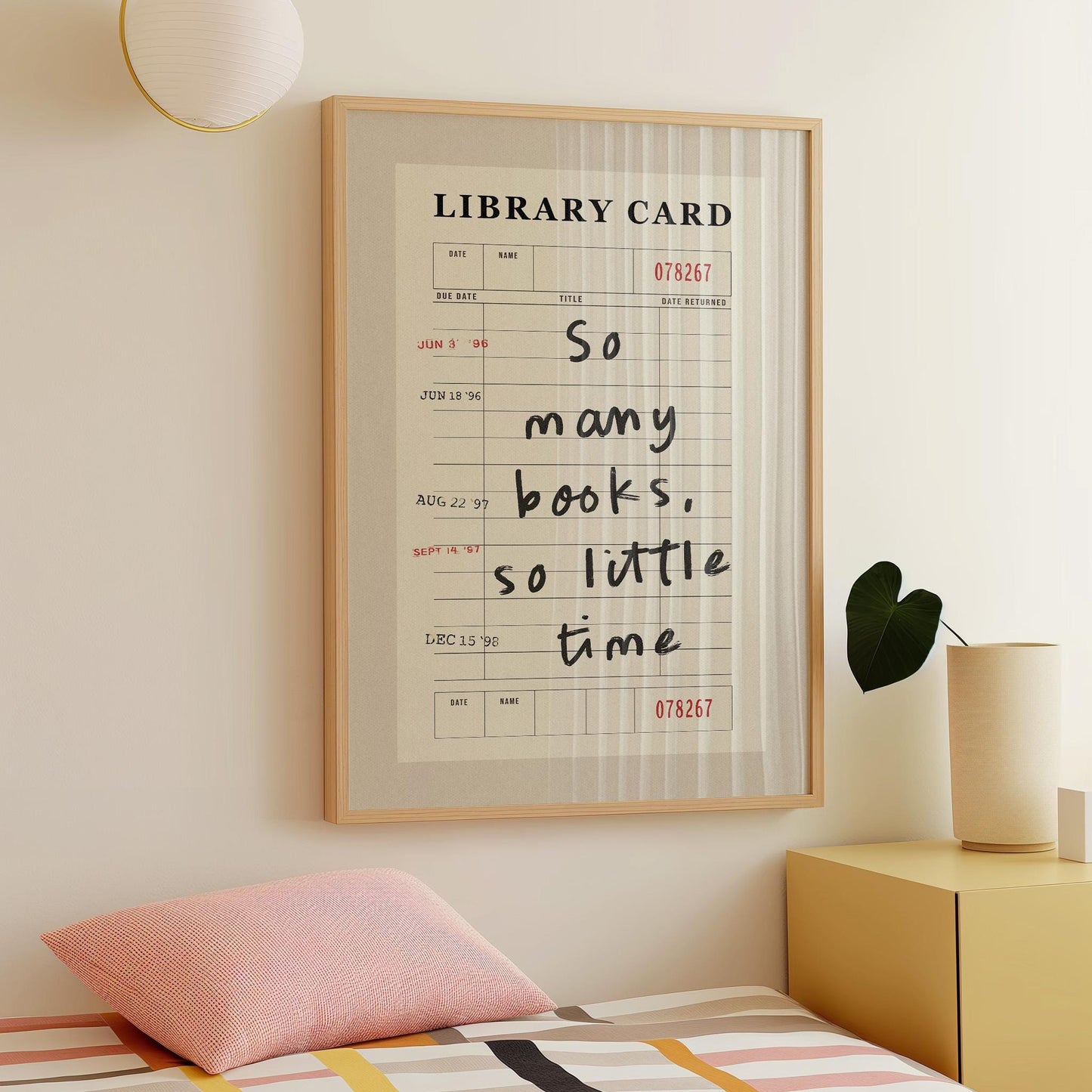So Many Books Print