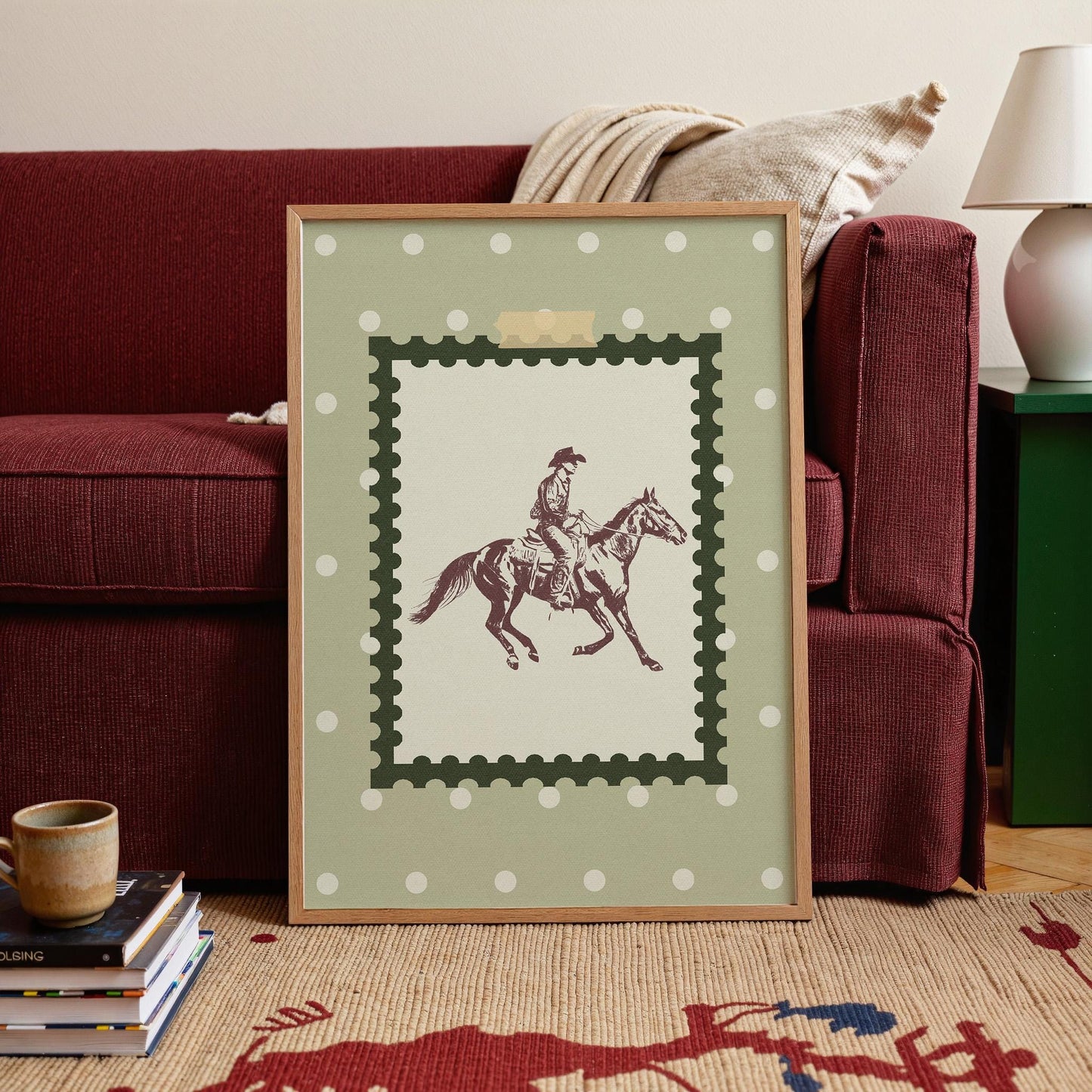 Cowboy Rodeo Western Green