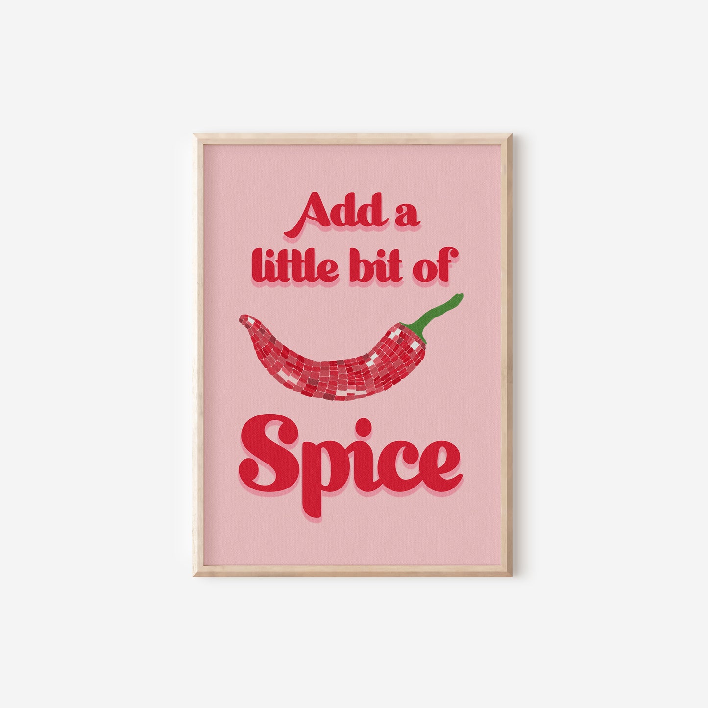 a picture of a red pepper on a pink background