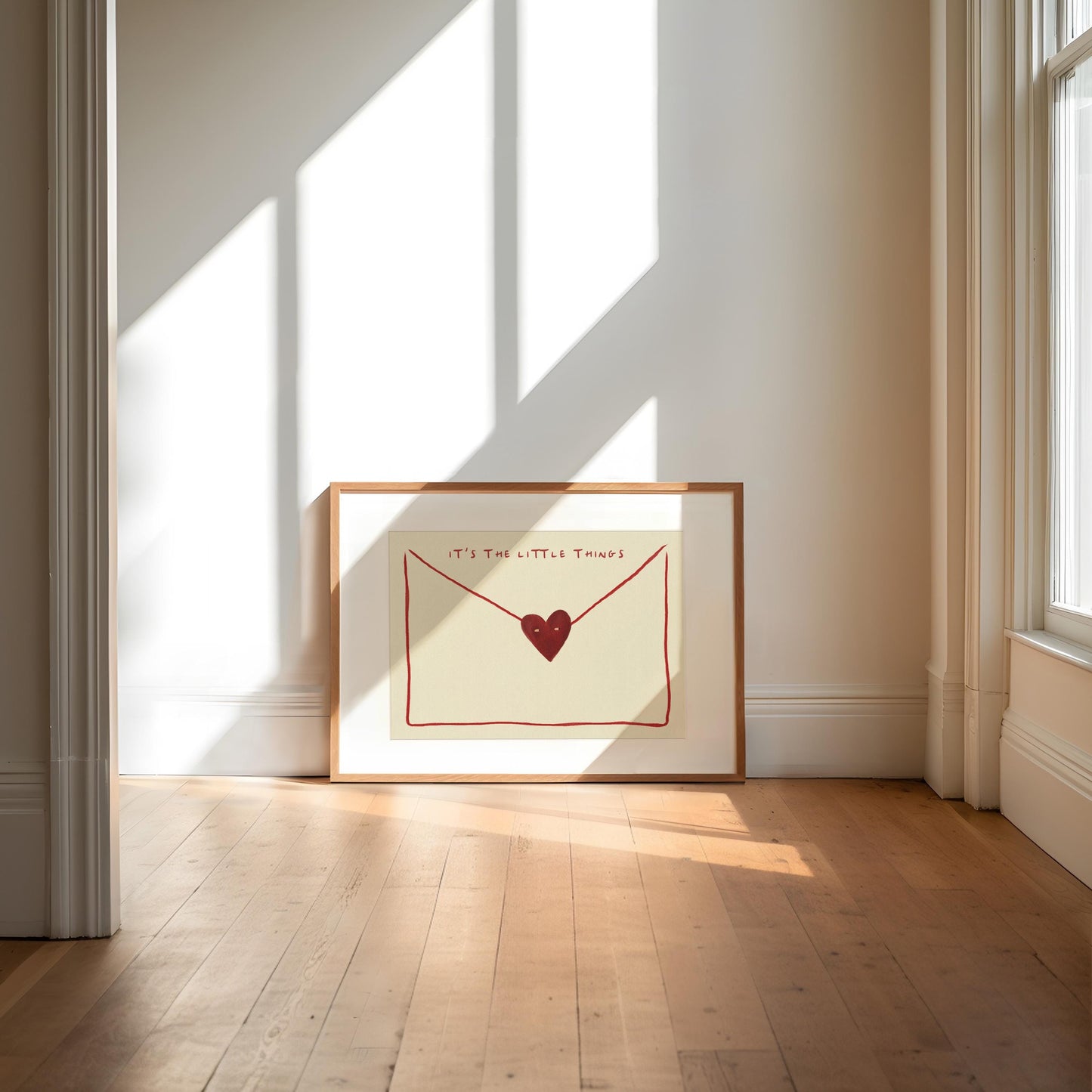 It's The Little Things Love Letter Print