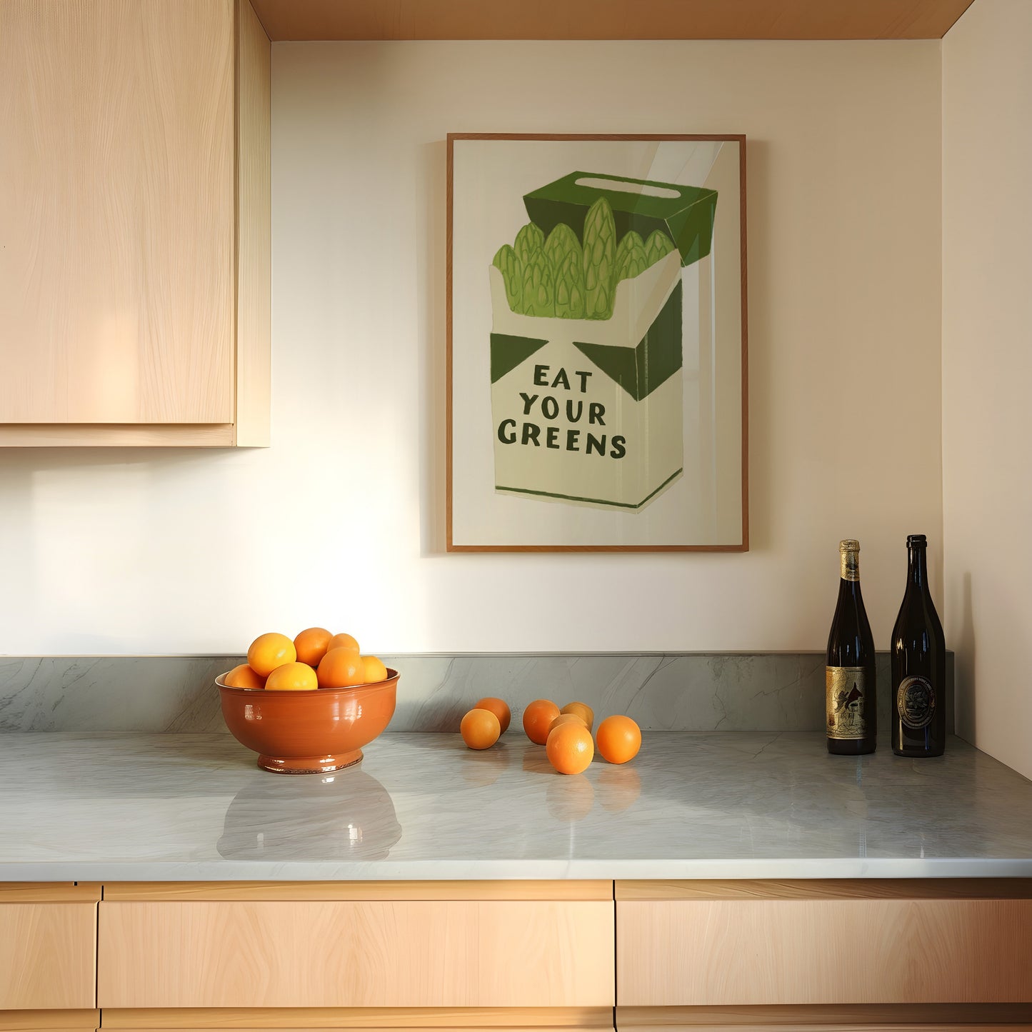 Eat Your Greens Kitchen Print