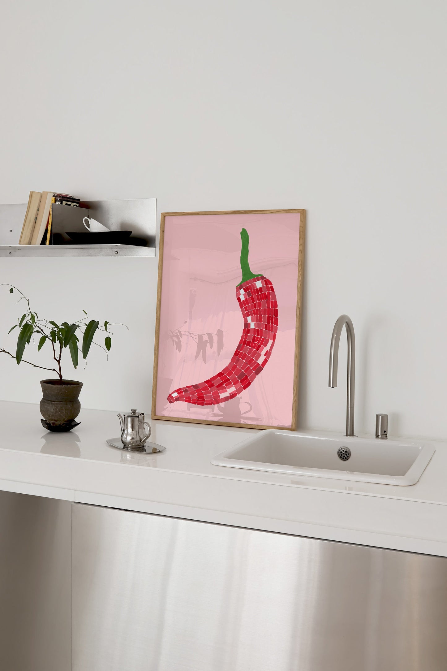 Disco Ball Chilli Print