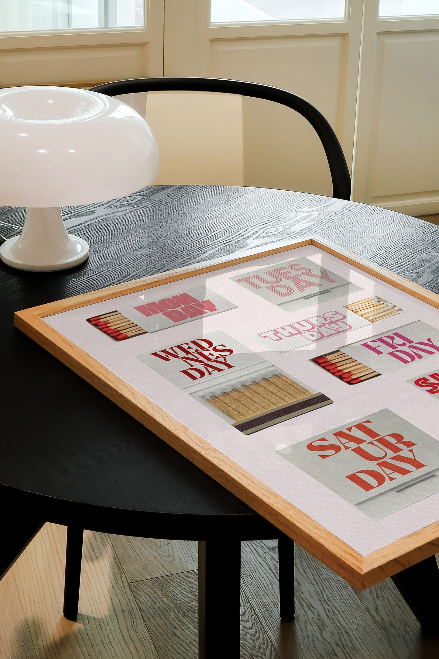 Weekday Matchbook Print
