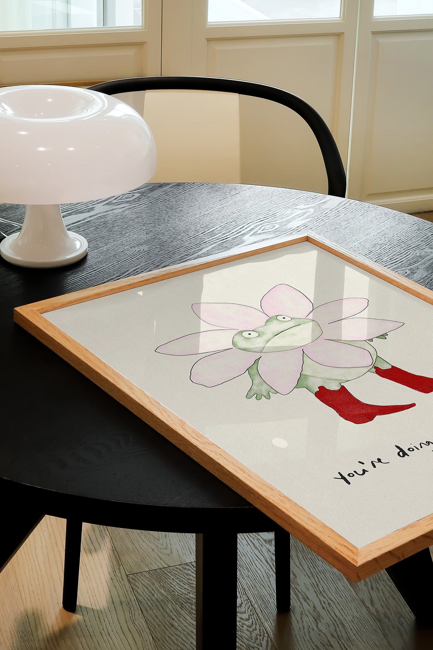 You're Doing Amazing Sweetie Frog Print