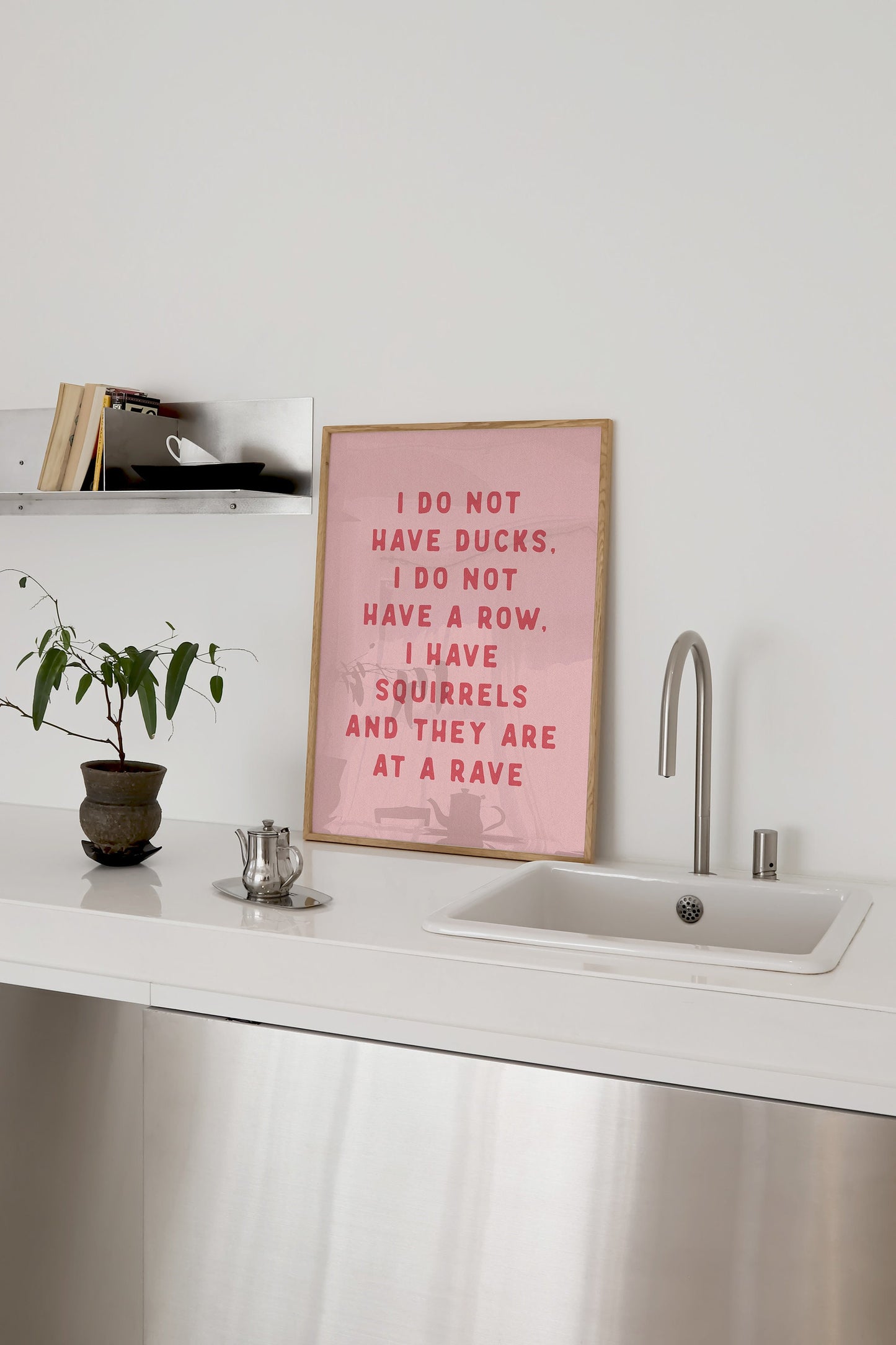 I Do Not Have Ducks Funny Print