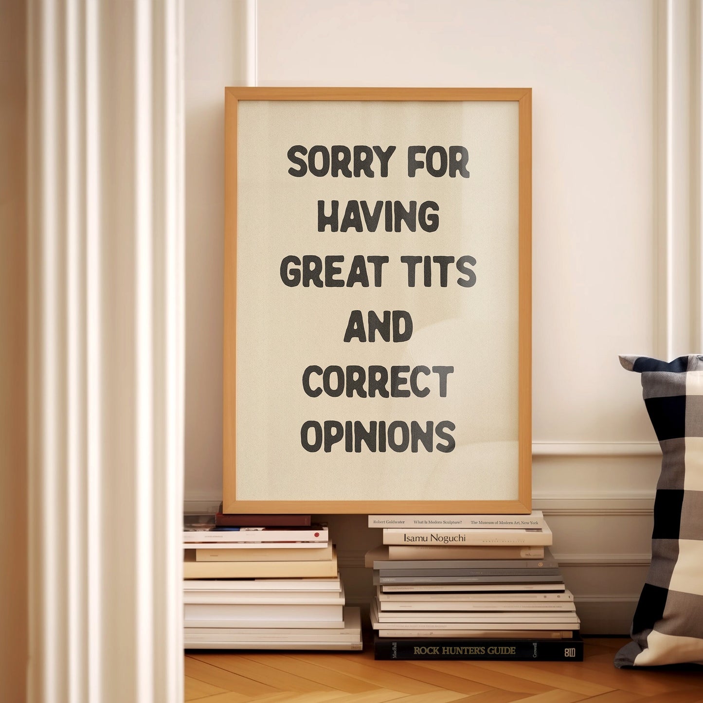 Sorry For Having Great Tits Print