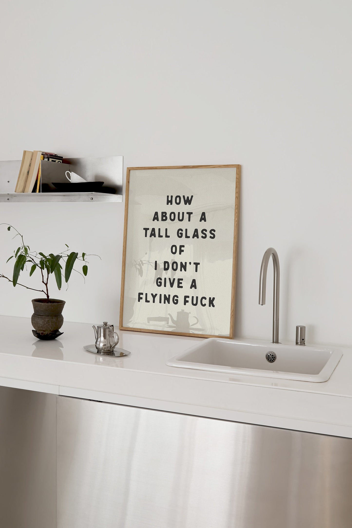 Tall Glass Print