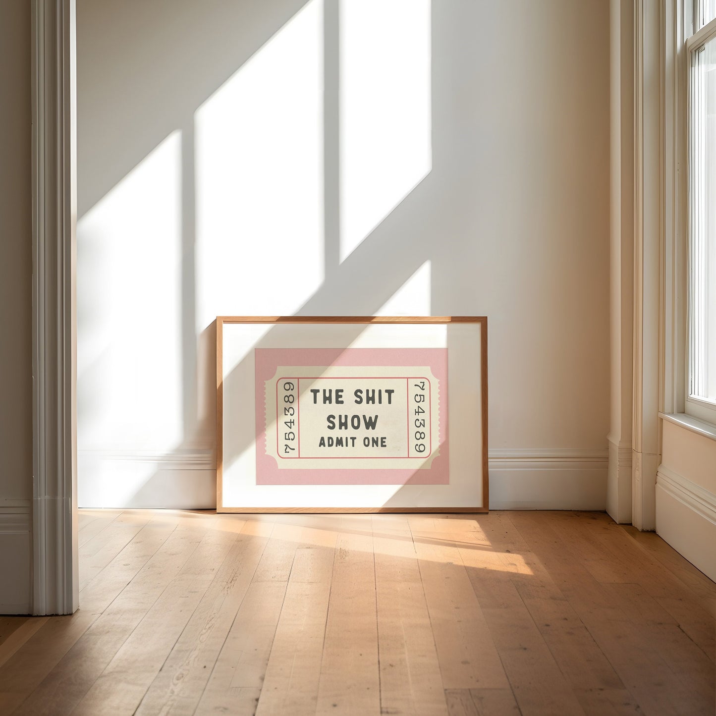 Shit Show Ticket Print
