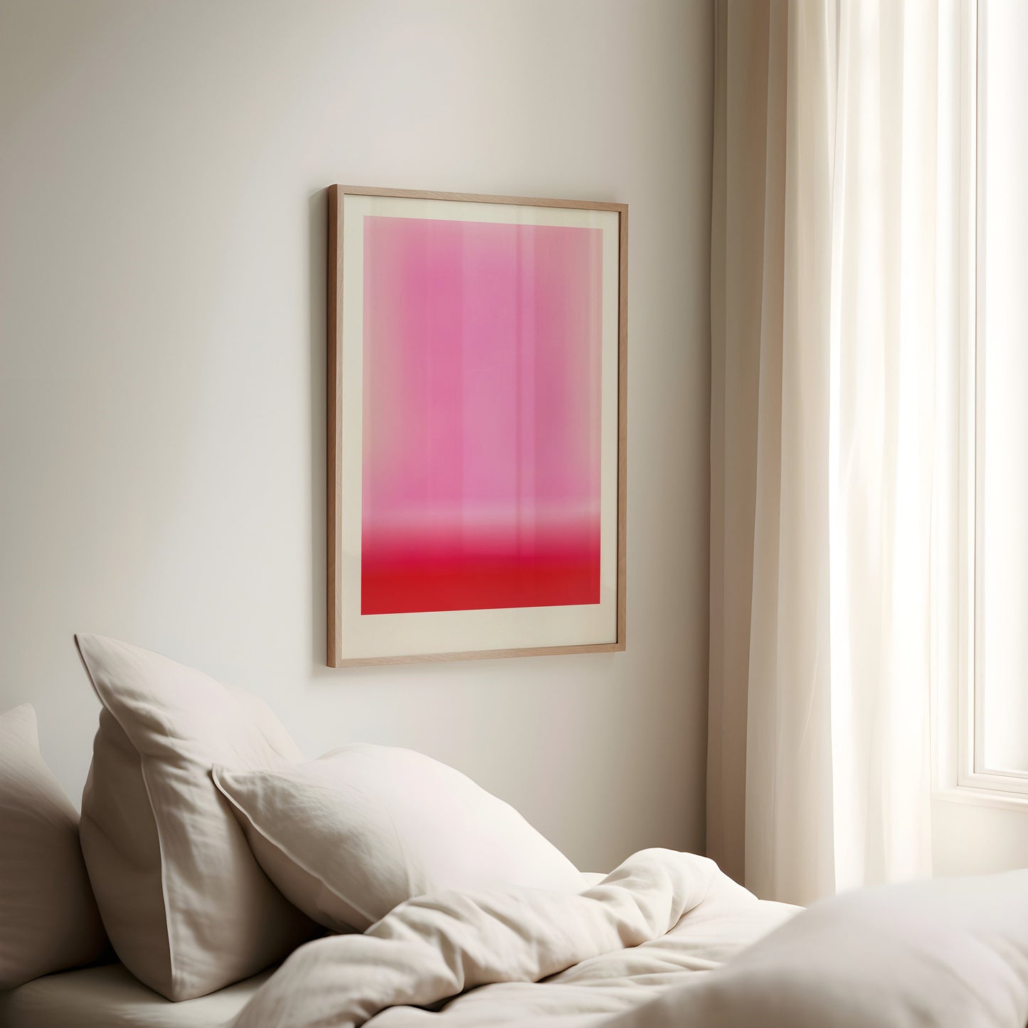 Hot Pink Gradient Print