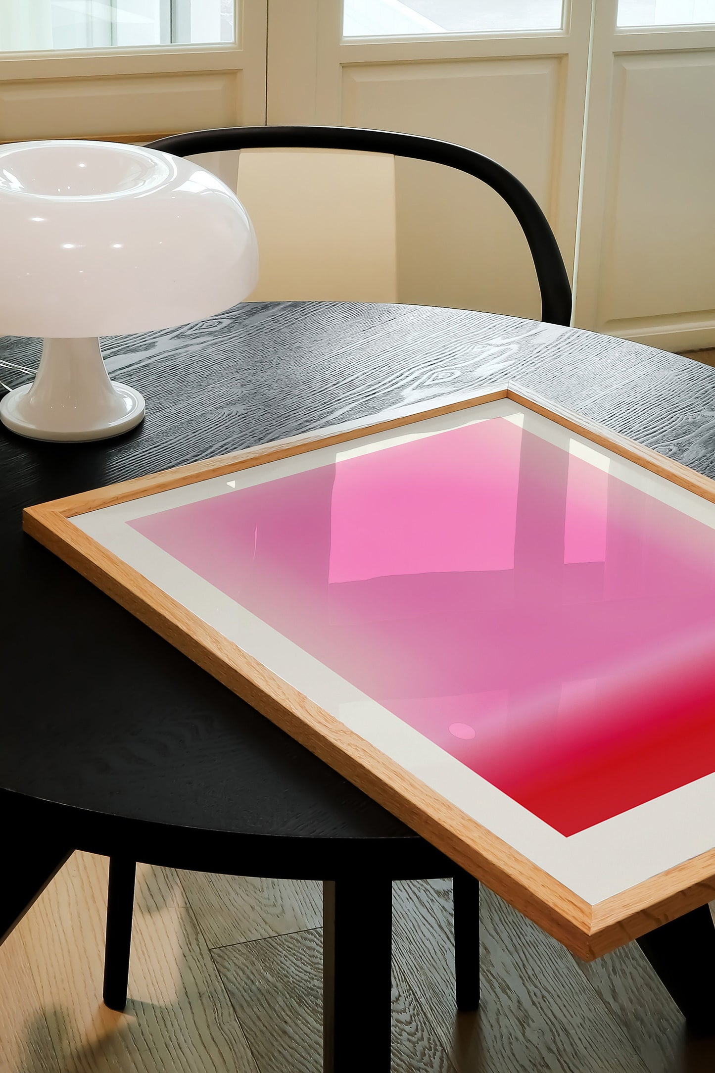 Hot Pink Gradient Print