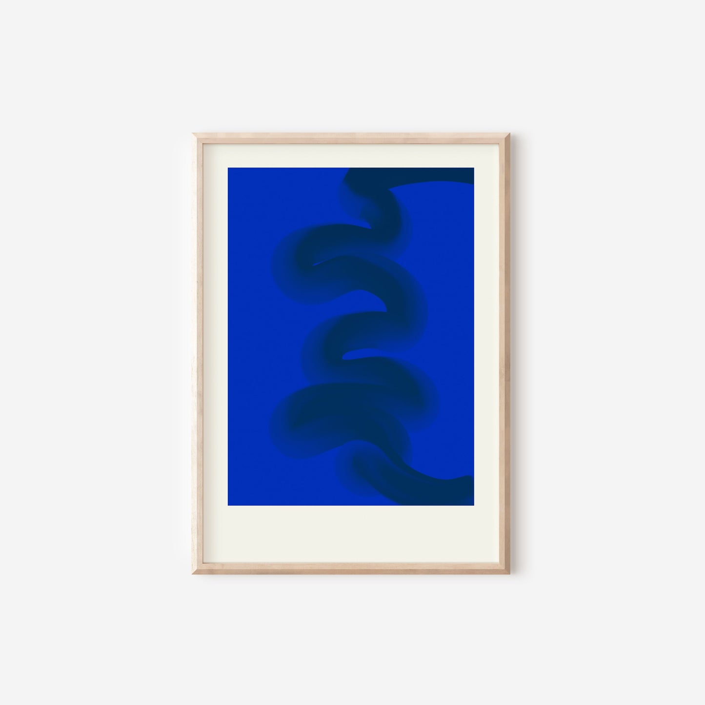 Blue Wiggle Print