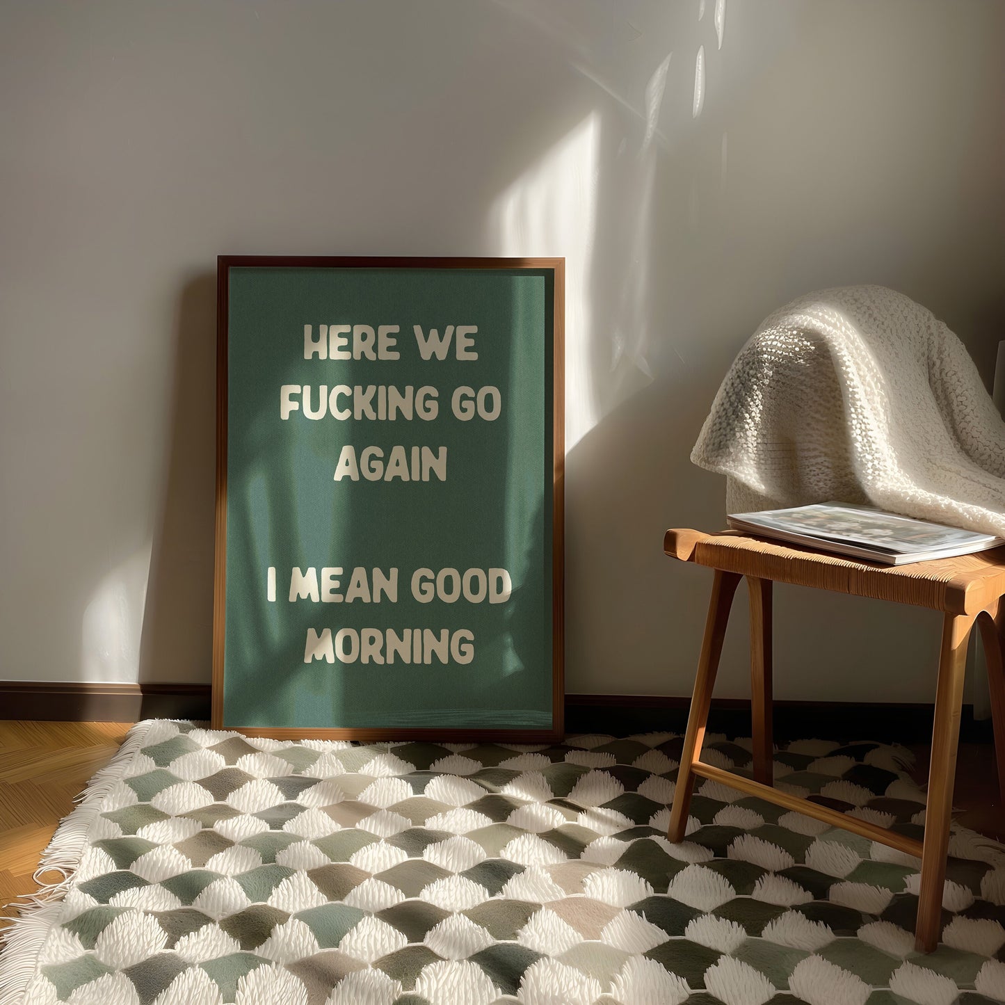Good Morning Fuckers Print