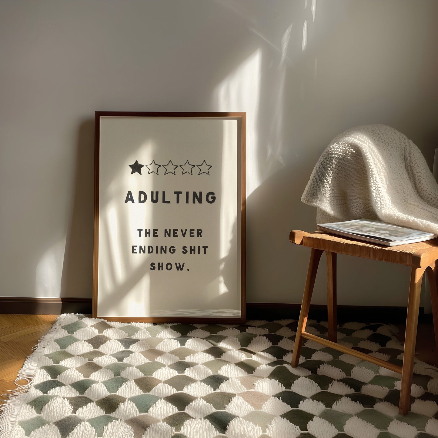 Adulting Rating Print