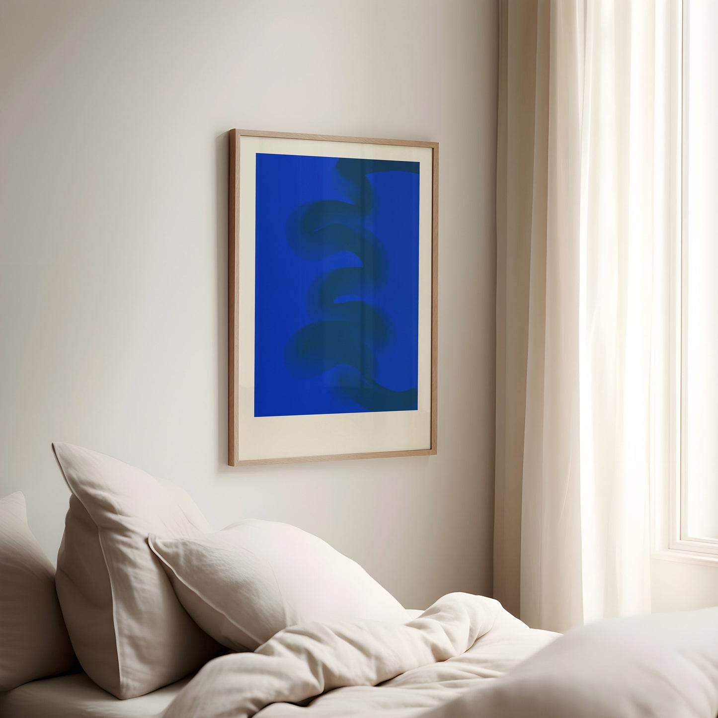 Blue Wiggle Print