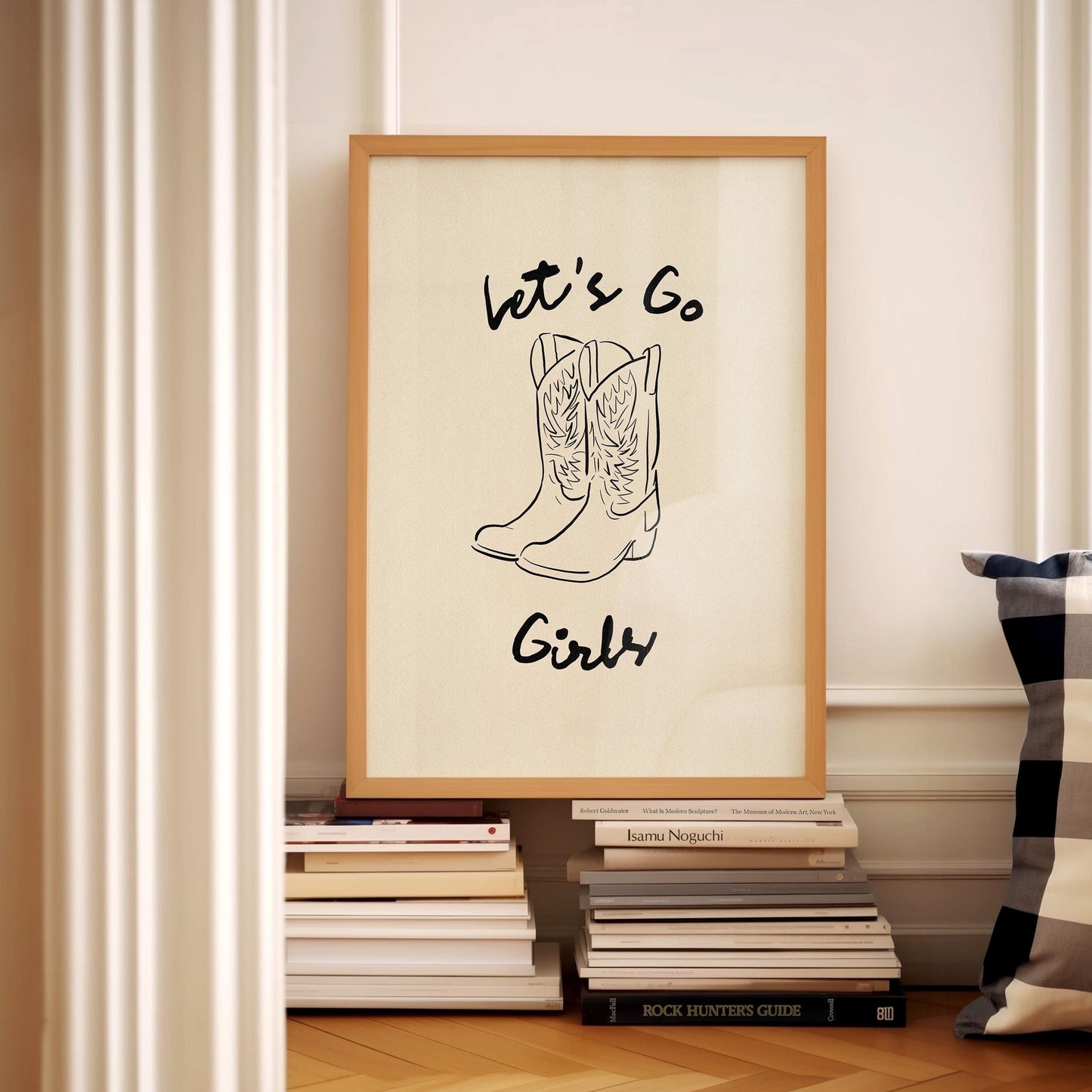 Let's Go Girl's Print