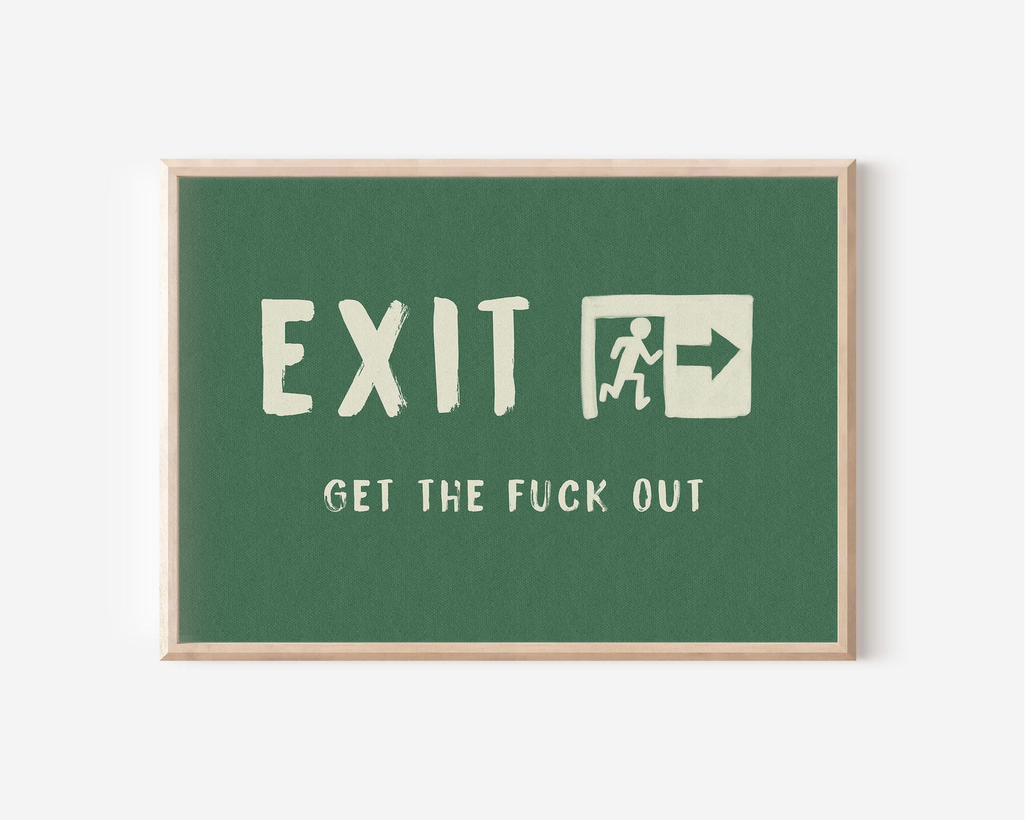 Exit Print Funny