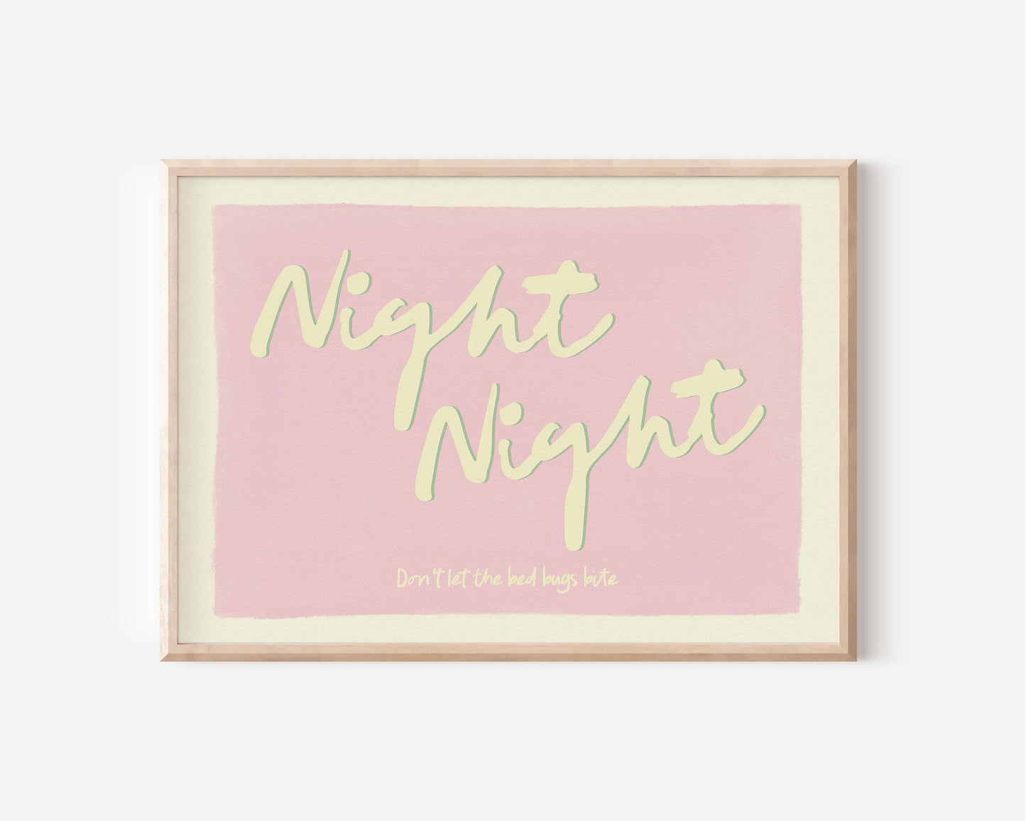 Night Night Horizontal Print