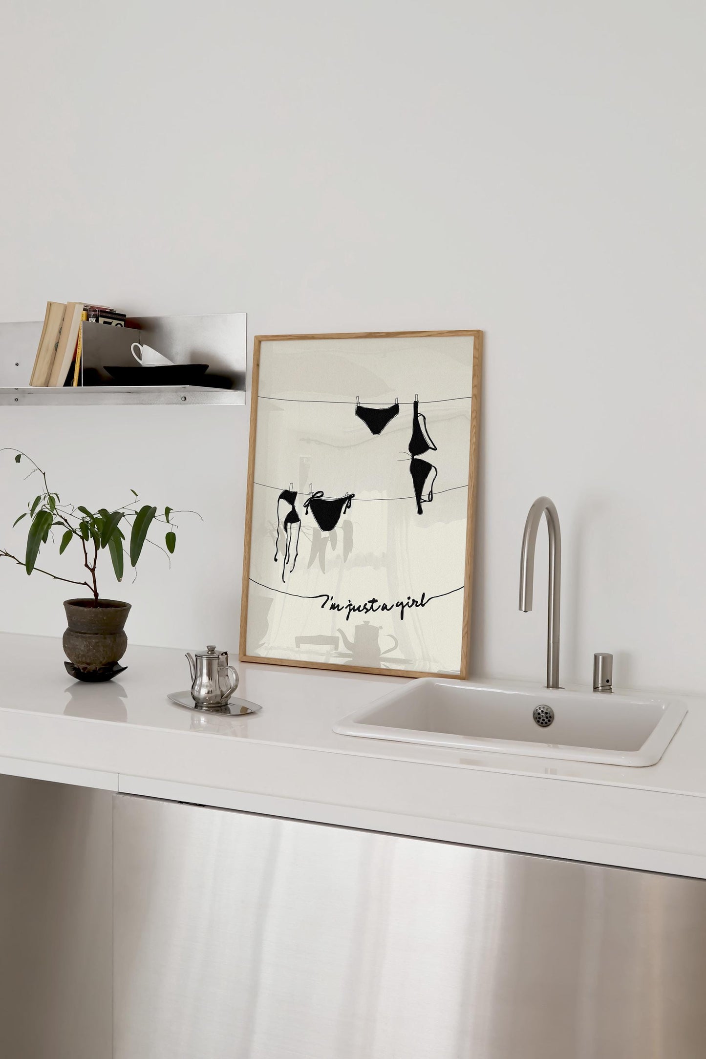 I'm Just a Girl Laundry Print