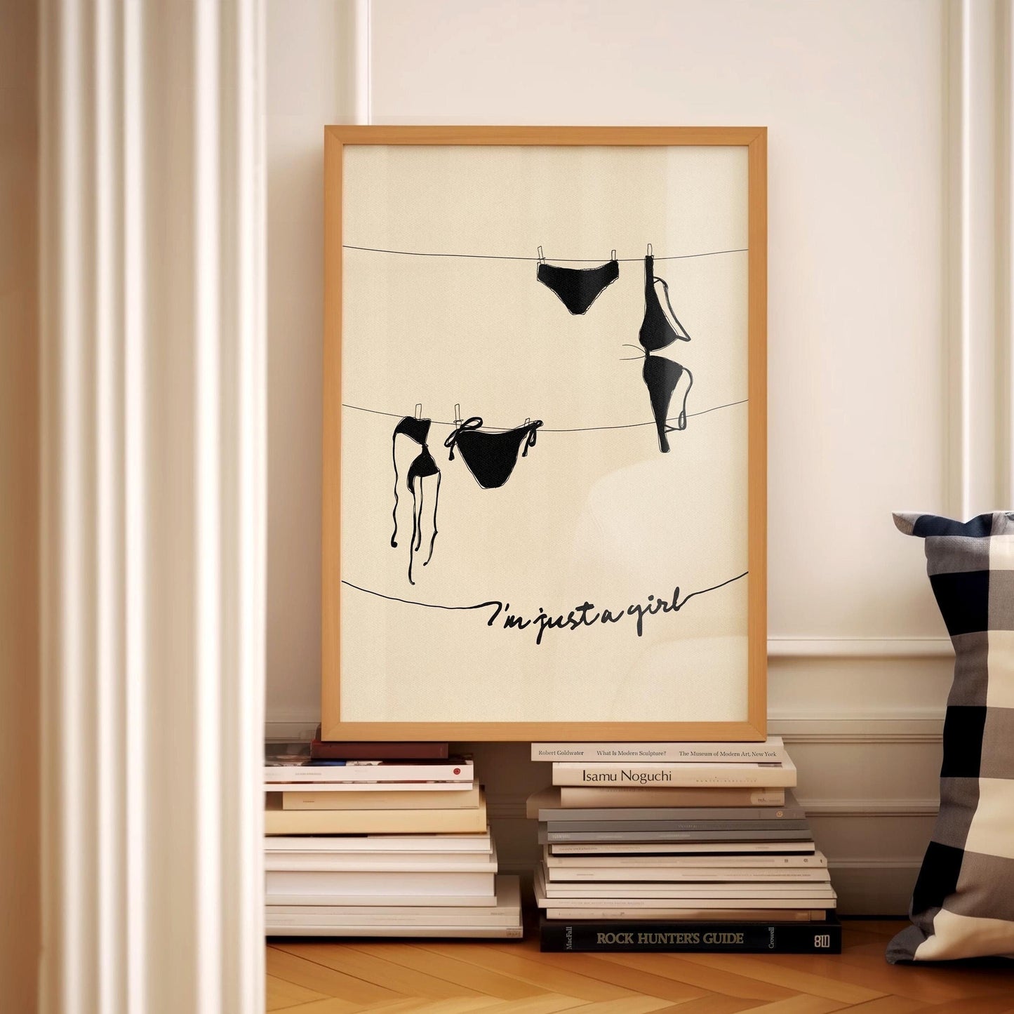I'm Just a Girl Laundry Print