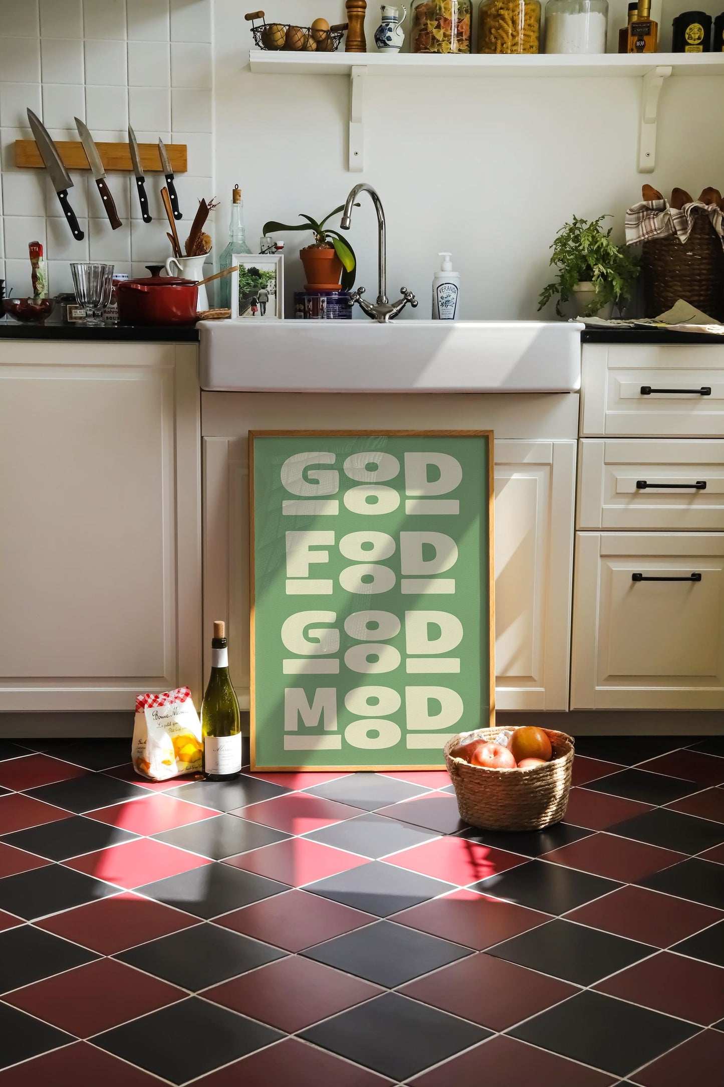 Good Food Good Mood Print