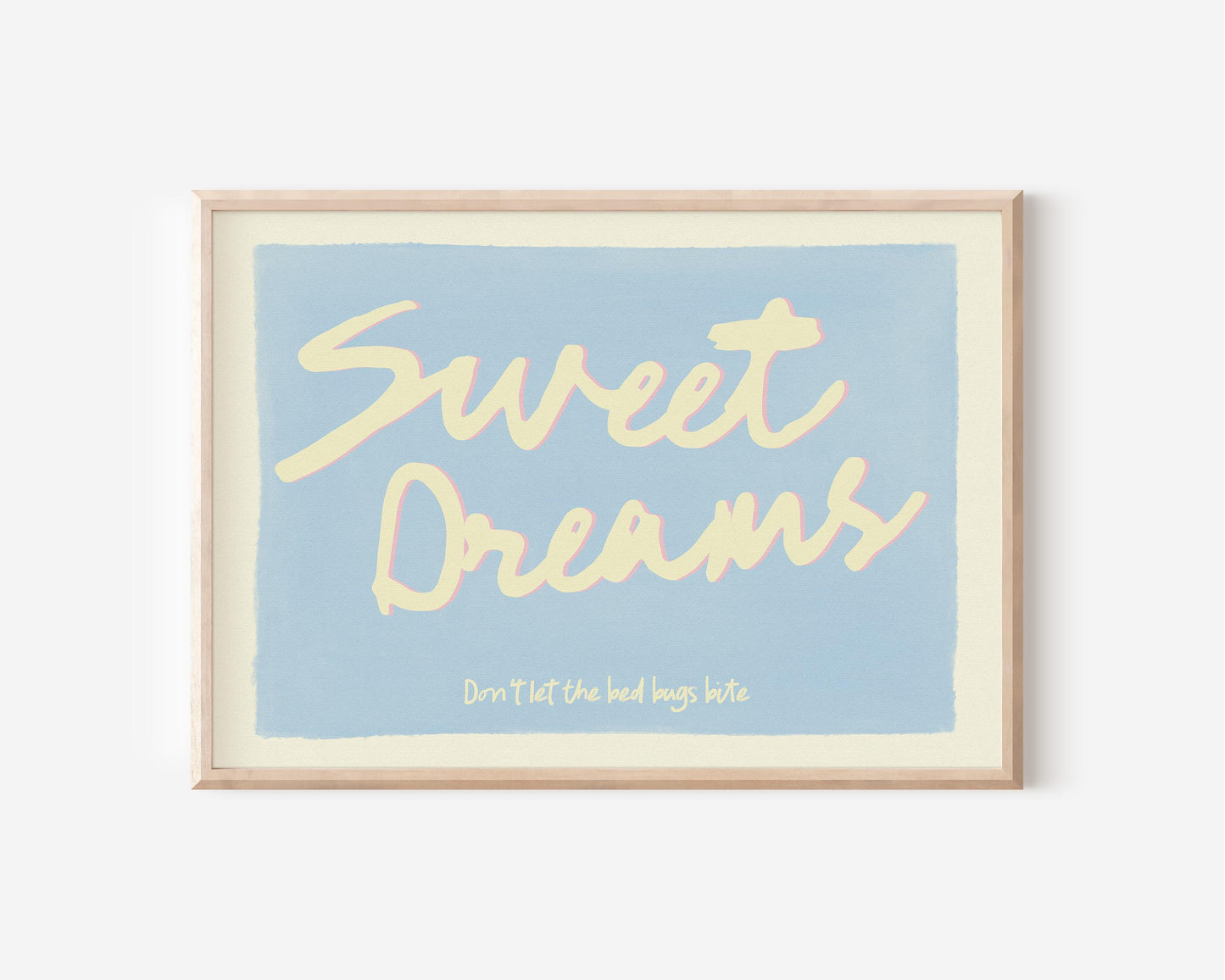 Sweet Dreams Horizontal Print