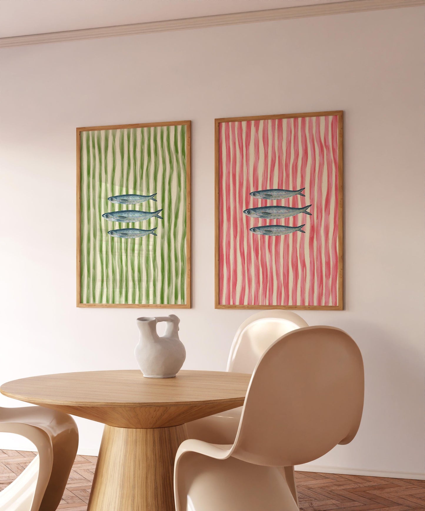 Sardines Fish Painted Print