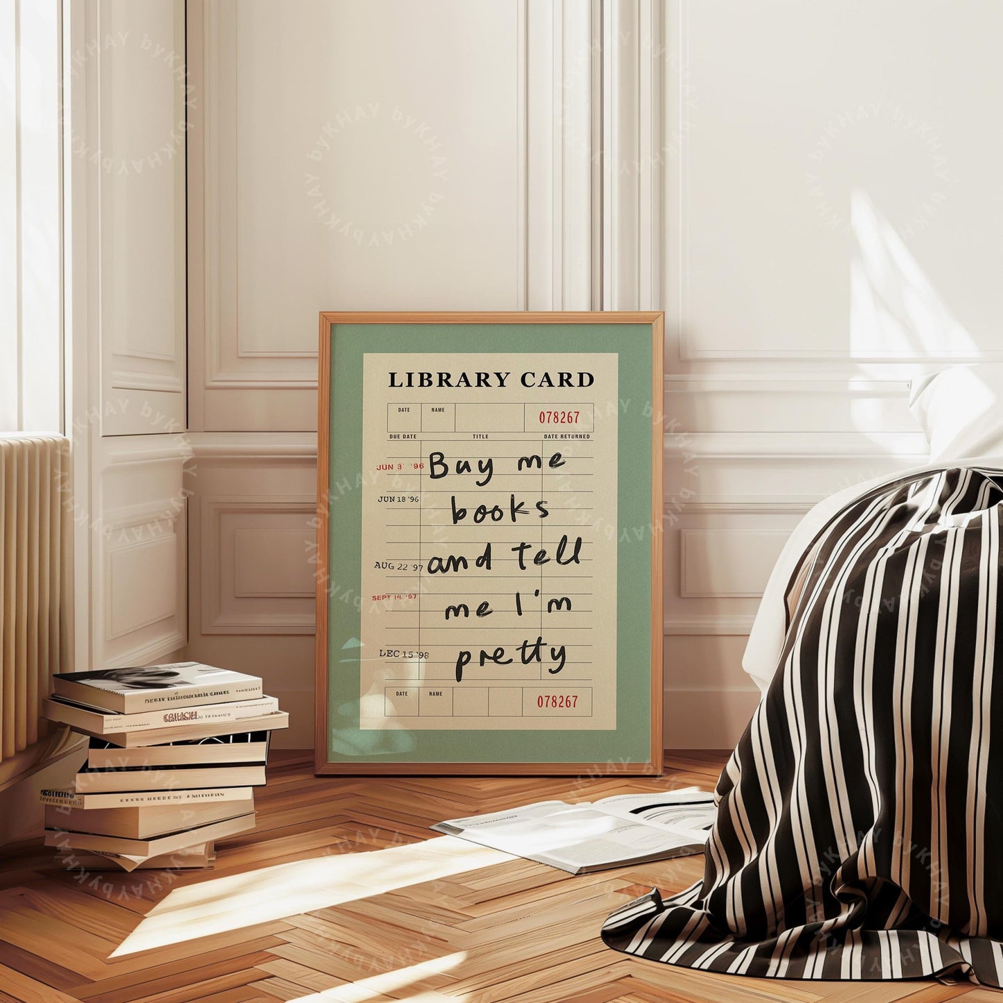 Buy Me Books and Tell Me I'm Pretty Print
