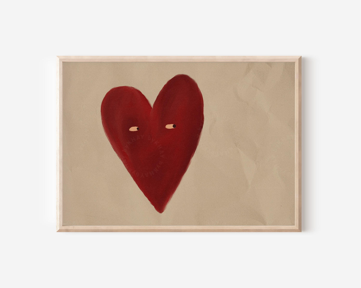 Love Heart Print