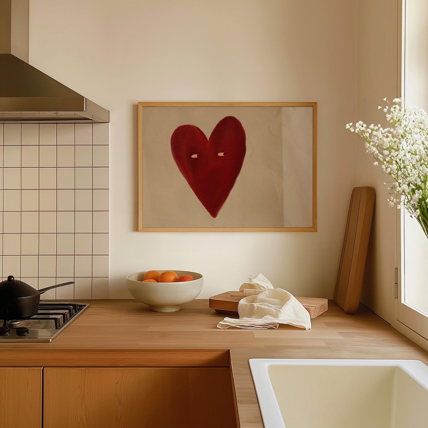 Love Heart Print