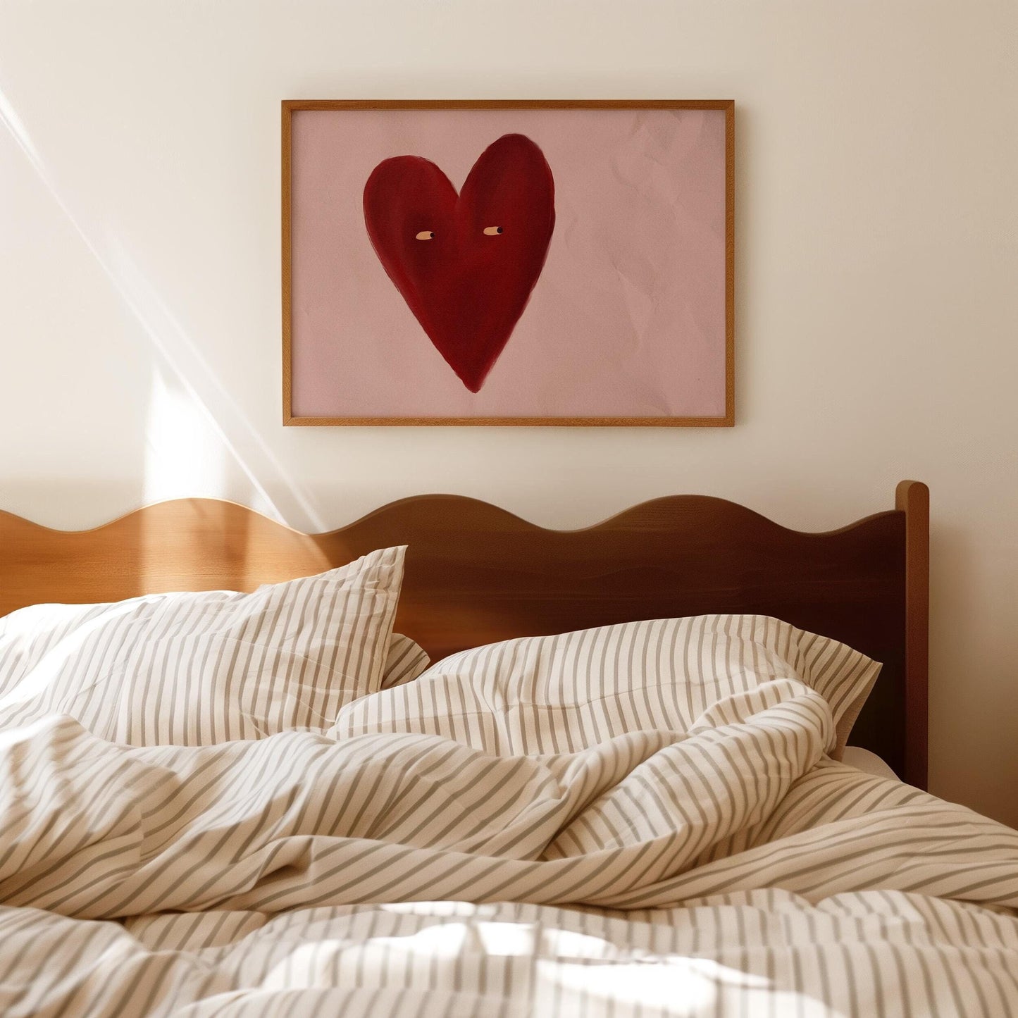 Love Heart Pink Print