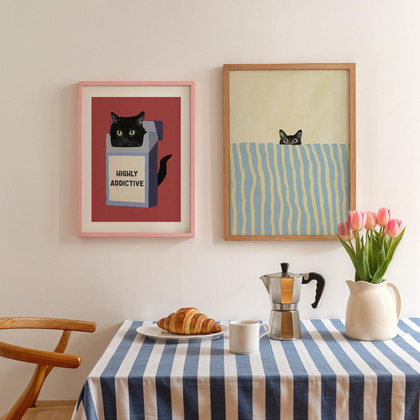 Highly Addictive Black Cat Red