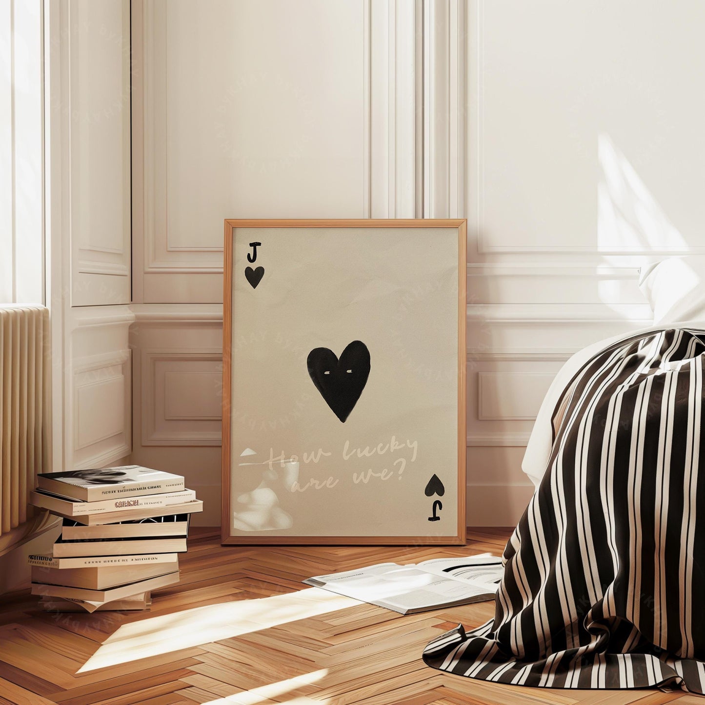 How Lucky Are We Back Jack of Hearts Card