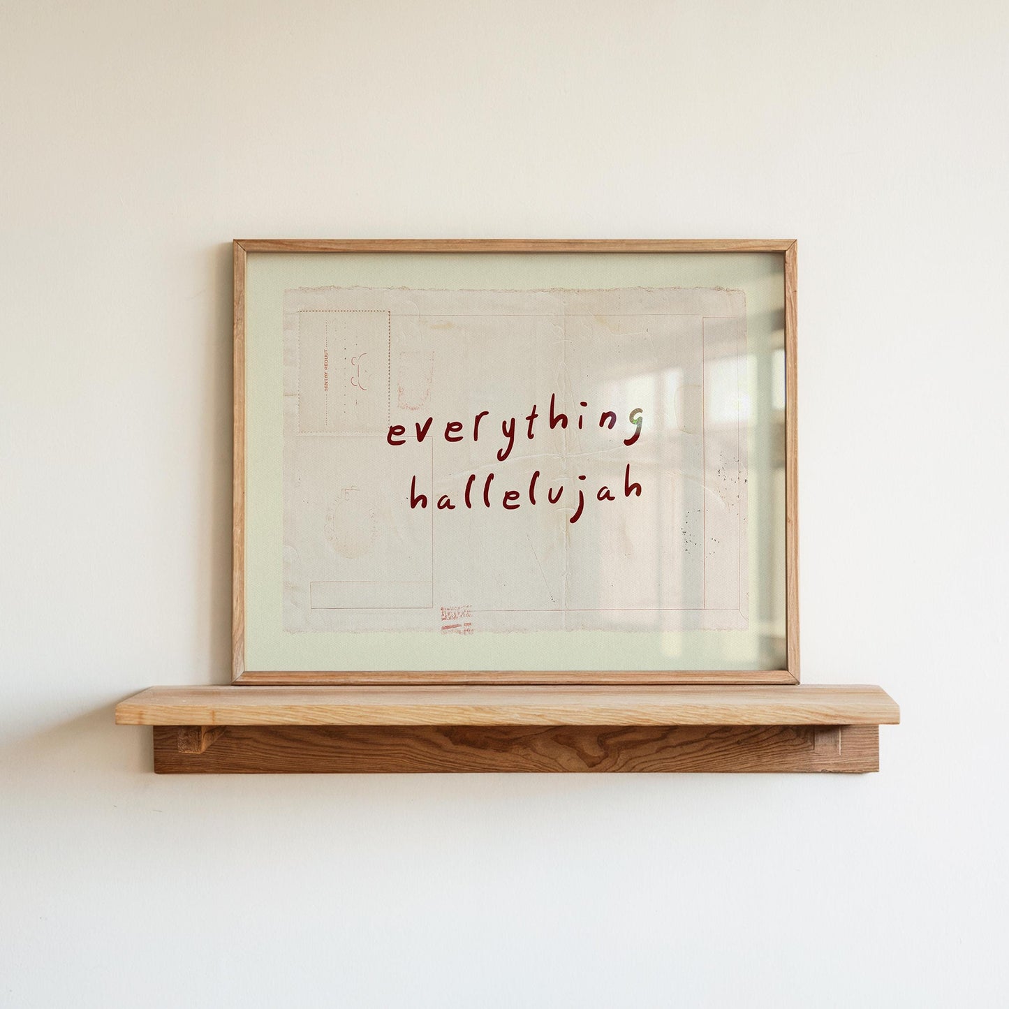 Everything Hallelujah Red Horizontal
