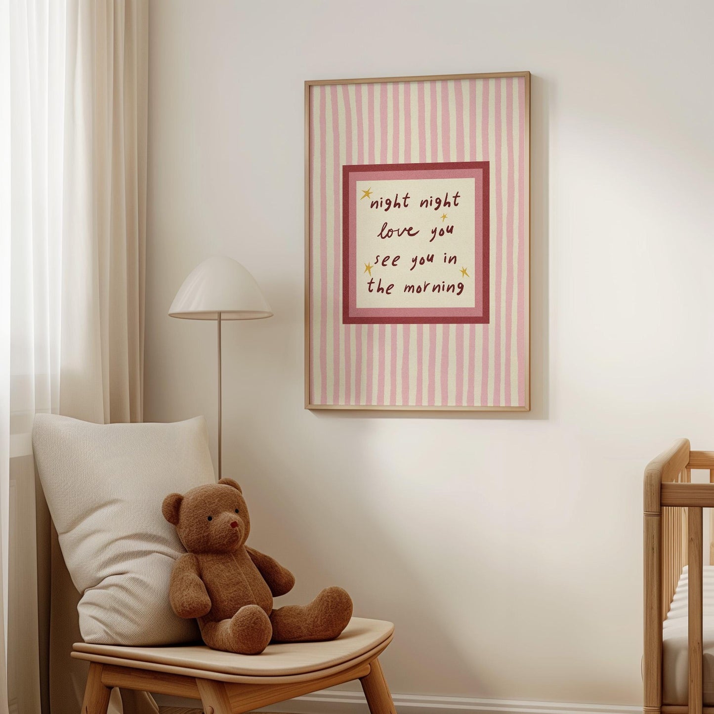 Night Night Love You Pink