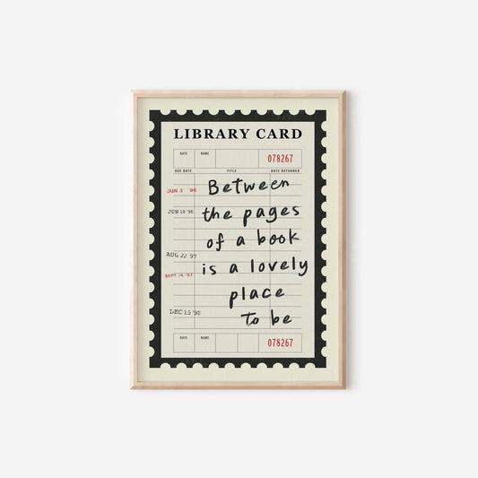 Between The Pages Black