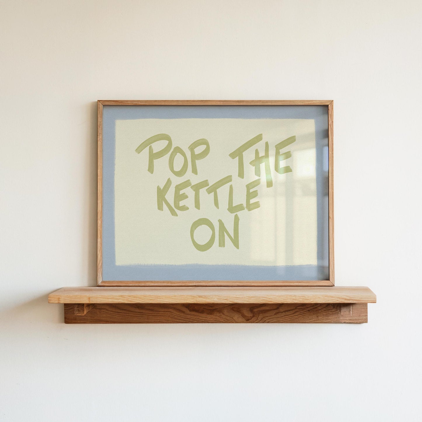 Pop The Kettle On Blue