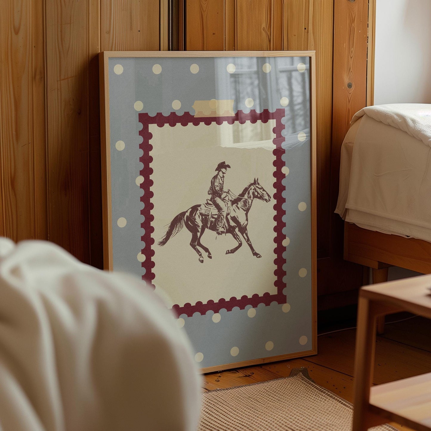 Cowboy Rodeo Polkadot